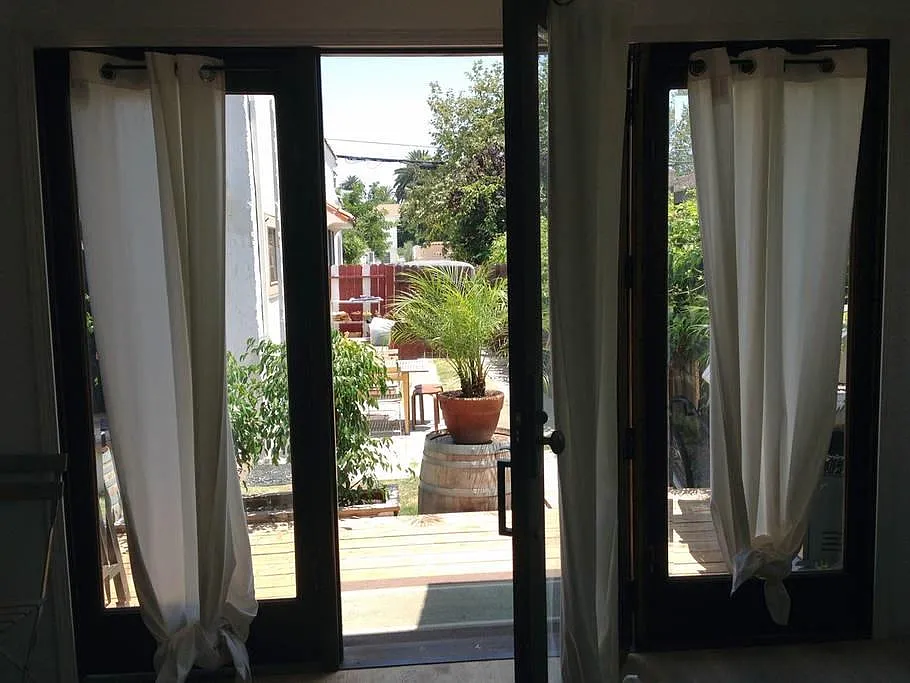 Front Doors that open to Porch - 2221 Penmar Ave