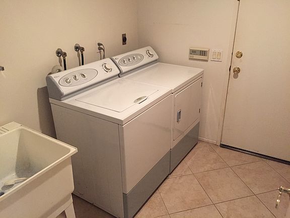 Washer and Dryer provided