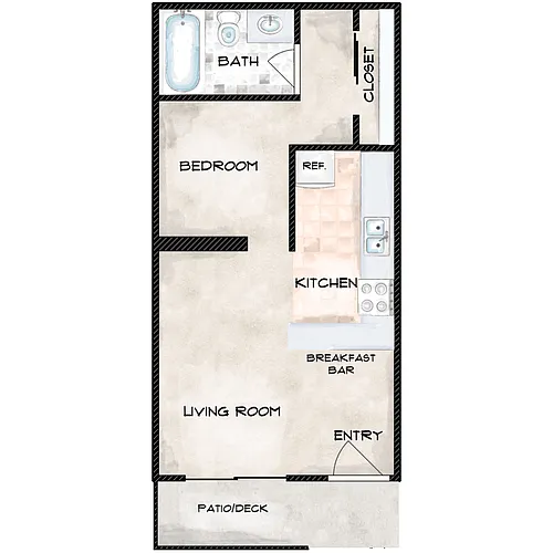 Floor plan Studio