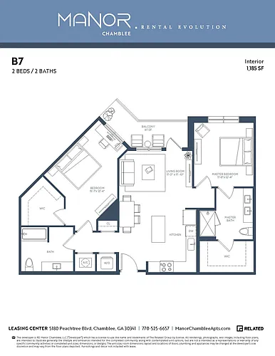 Floor plan B7