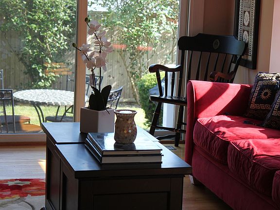 Sliding door to patio