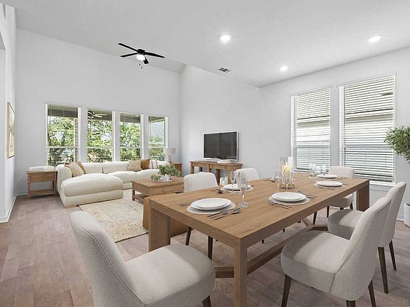 Family Room Dining Room