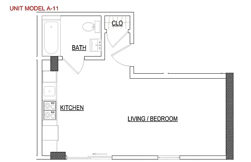 Floor plan Model A-11