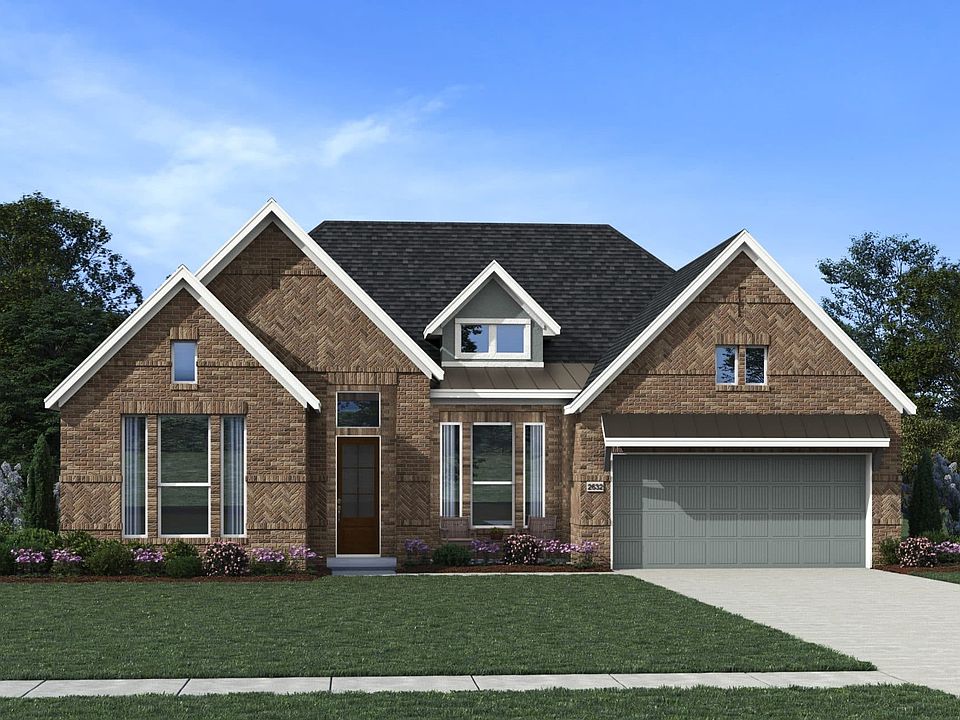 Elevation A with Brick