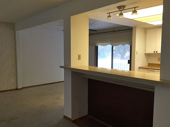 Kitchen and open living area