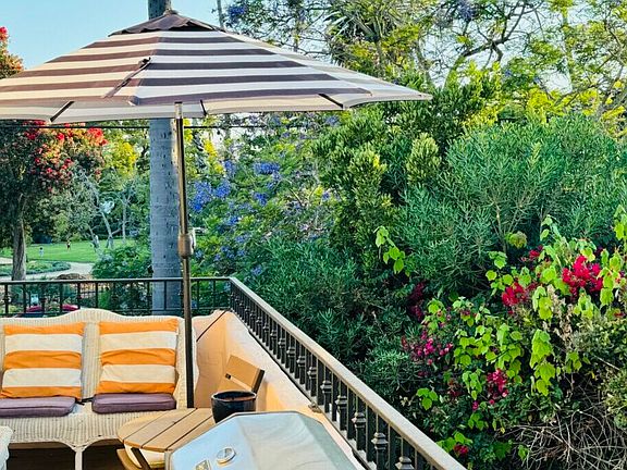 Private Balcony with Park Views