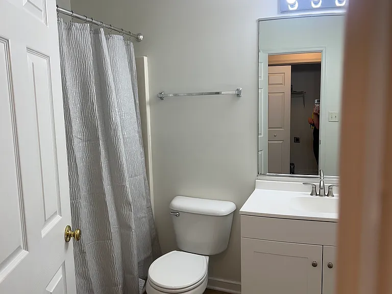 Hallway bathroom