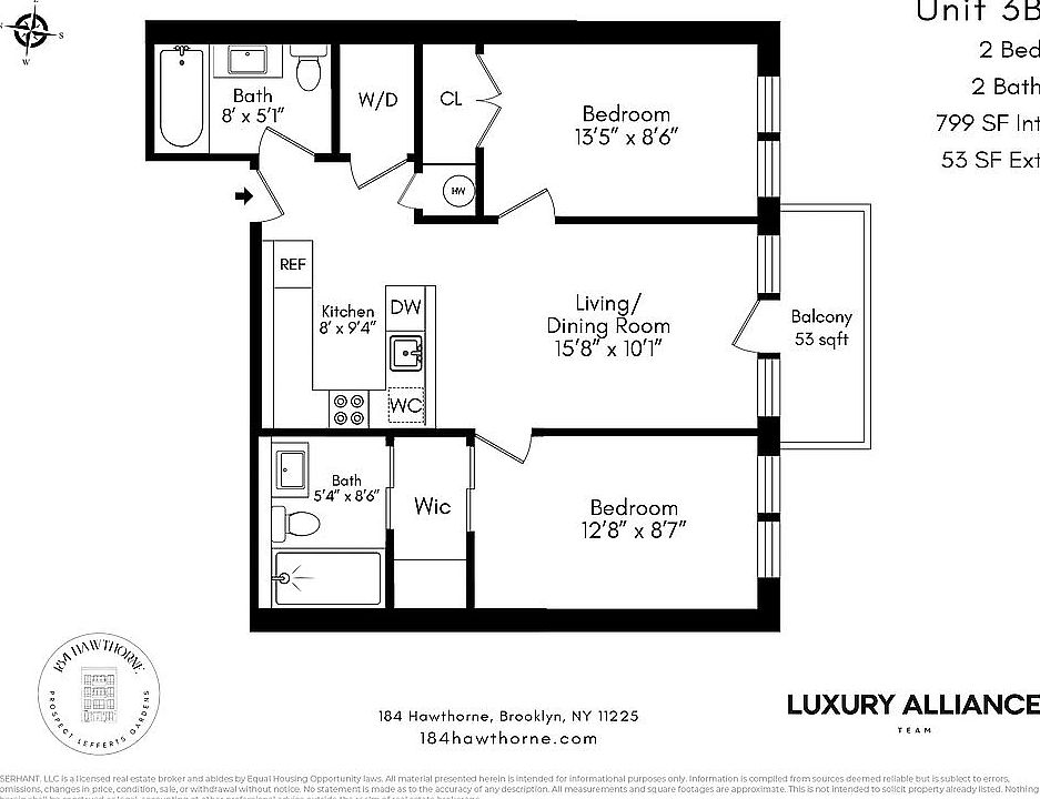 2nd image of 184 Hawthorne St #3B
