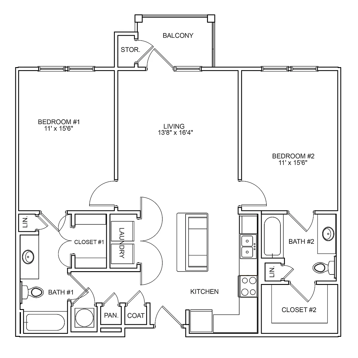 Floor plan Capital Place I
