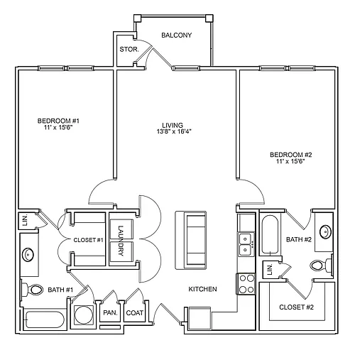 Floor plan Capital Place I