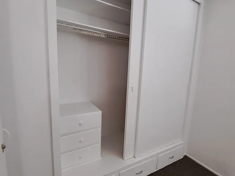 Bedroom #2 closet with built-ins