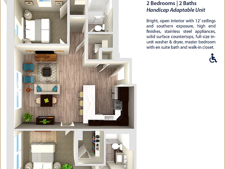 Unit 301 floor plan.