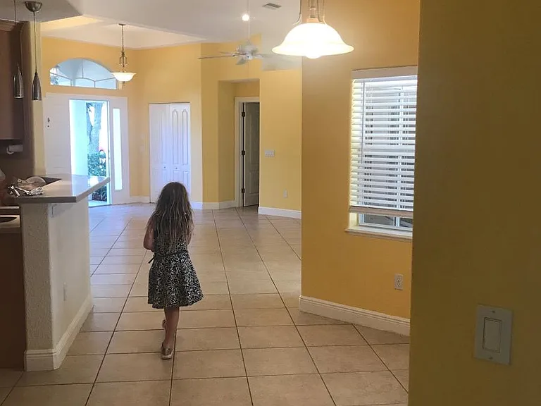 View of Front door from Dining Nook