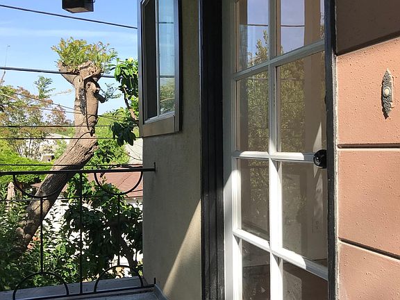 Entrance and front stoop