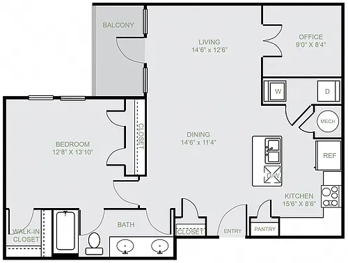Floor plan A2