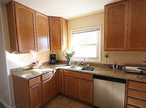 Newly remodeled kitchen