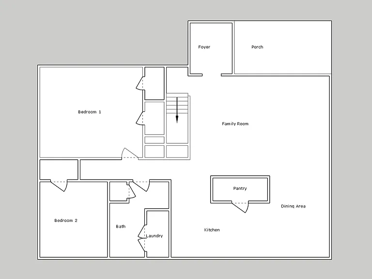 First floor plan