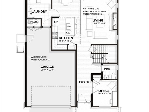 Madision at The Trails - main floor