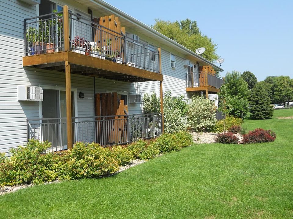 Patio with each unit