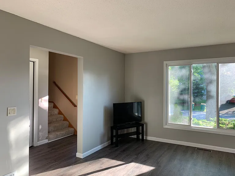 Stair goes to 2nd storey