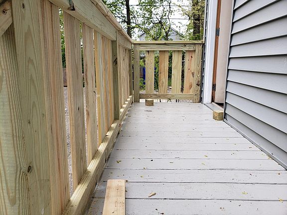 Outside porch