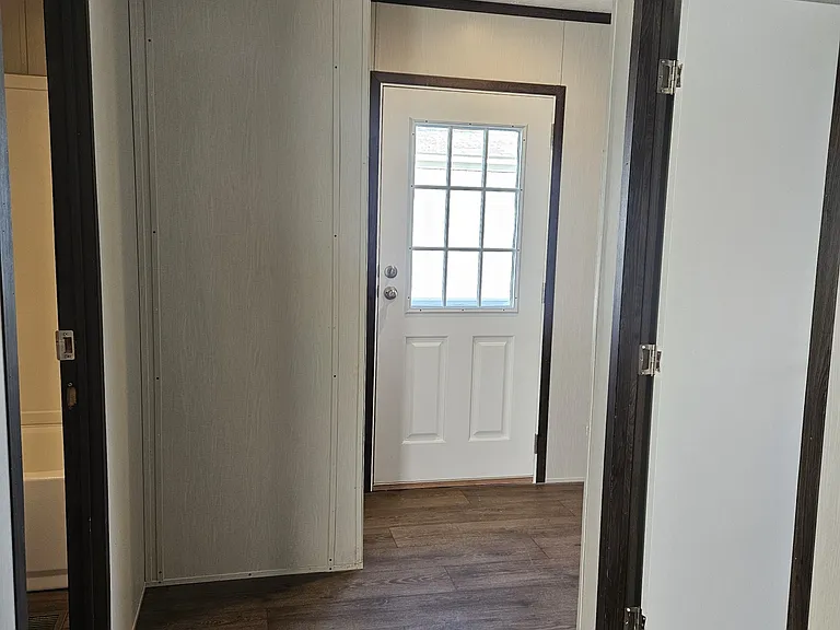 Guest room with nearby bathroom