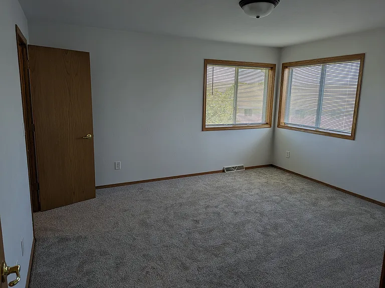 Master bedroom with walk-in closet