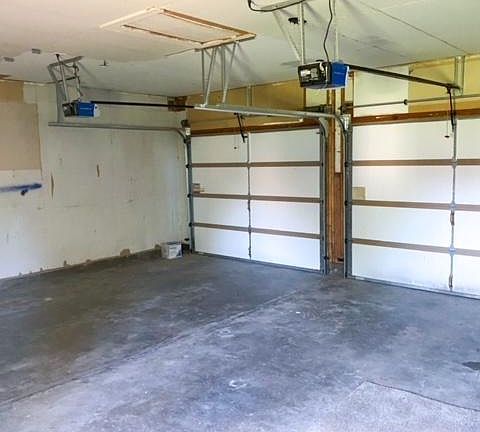 New openers, finished garage