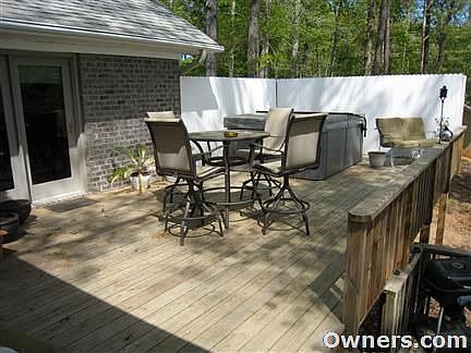 Deck off Master & Living Room