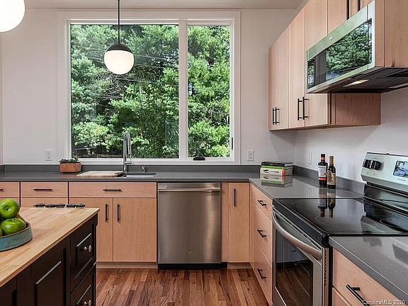 Custom kitchen with quartz counters