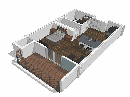 Floor plan Studio
