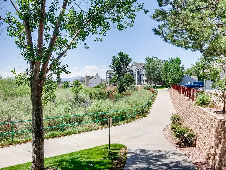 A bike path nearby Eagles Landing at Church Ranch Apartments
