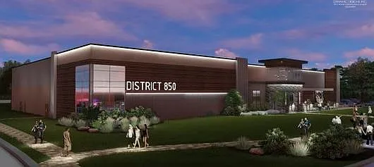 District 850 Entertainment Center in Neighborhood
