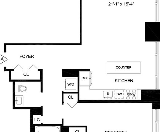 2nd image of 160 W 62nd St APT 48A