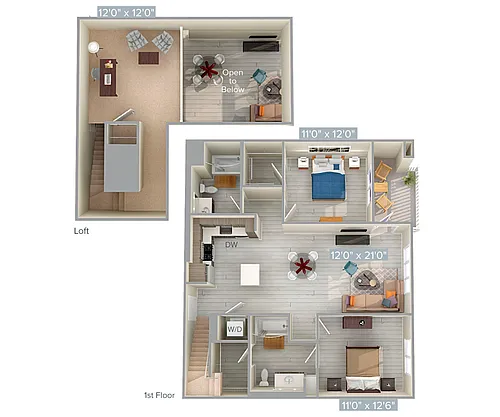Floor plan B4L-1244