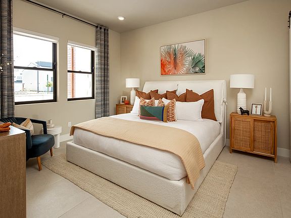 Plan 2 First Floor Model Bedroom