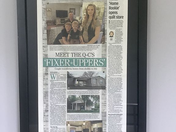 Featured in the QC Times 