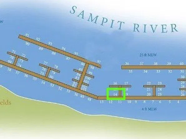 Slip 14 Friendfield Marina #32' boat slip 270 Crescent Drive, Georgetown, SC 29440