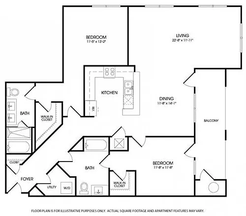 Floor plan W C2