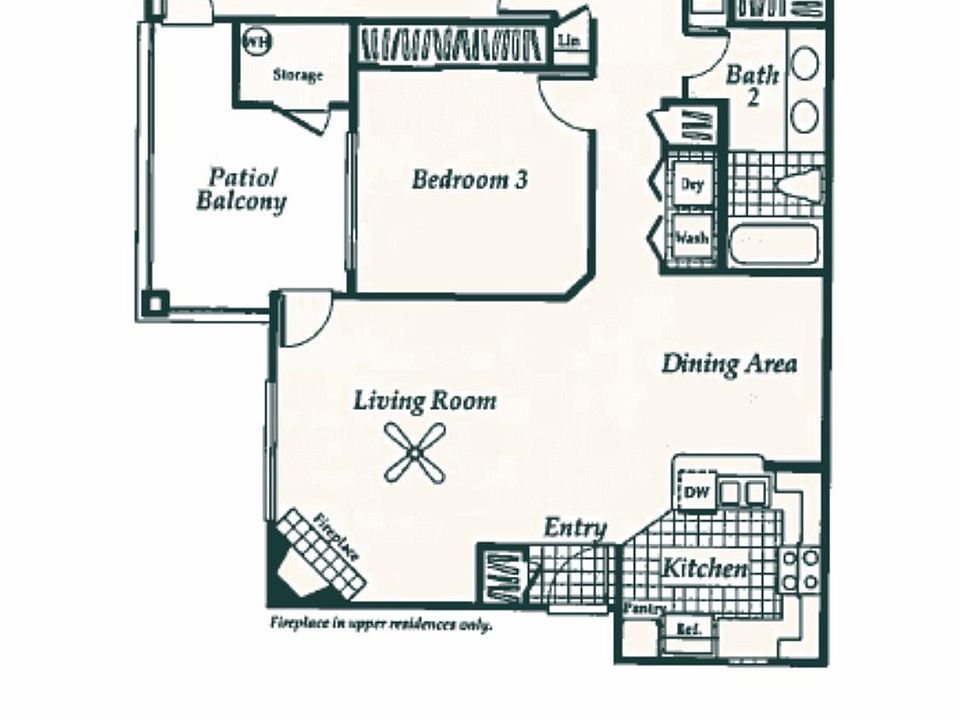 Floorplan of Unit but actual unit is flipped from what is shown