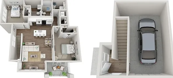 Floor Plan 2J | Seasons at River View | Apartments in Pleasant Prairie, WI Floor Plan 2J | Seasons at River View | Apartments in Pleasant Prairie, WI