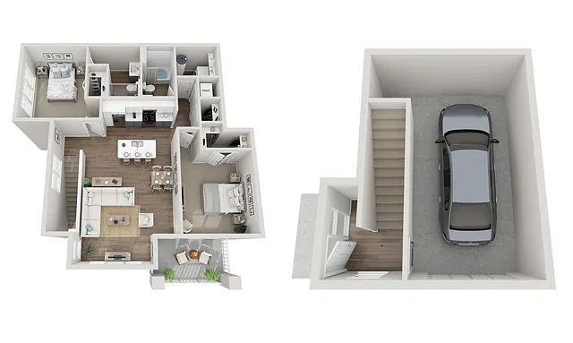 Floor plan 2J