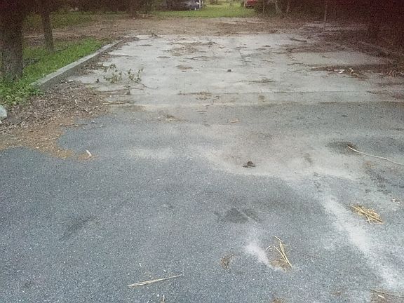 Concrete drive to road