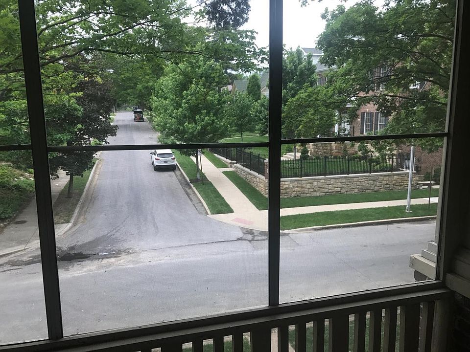 Looking out front patio