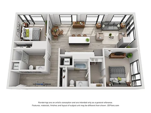 Floor plan B17N