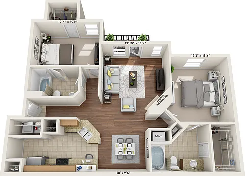 Floor plan B2