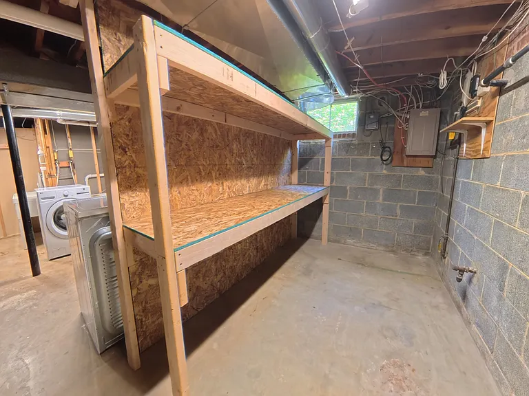 Mechanical room and storage