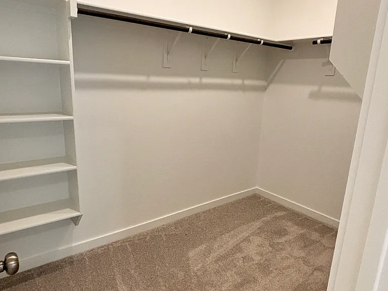 walk-in pantry in primary room