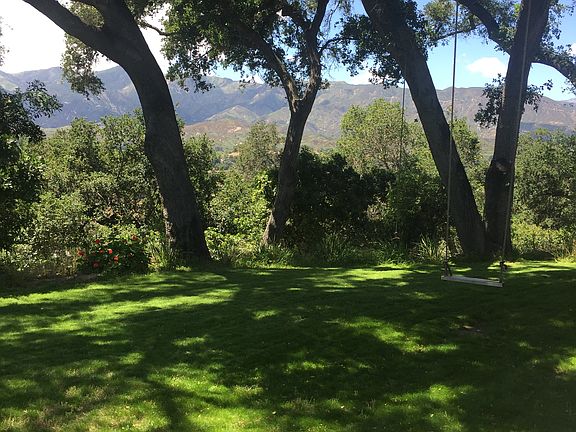 Backyard mountain view