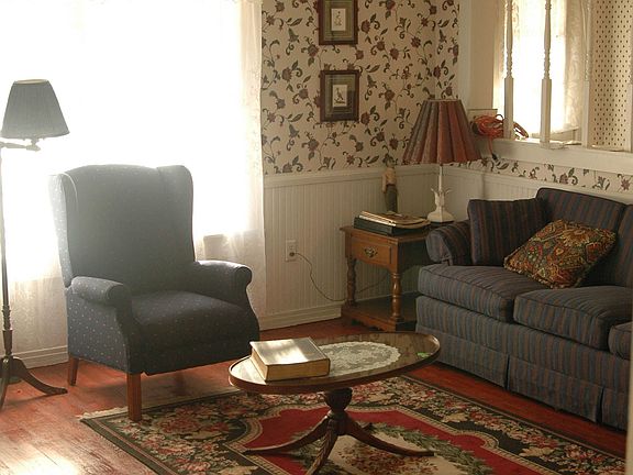 Gleaming hardwood floors